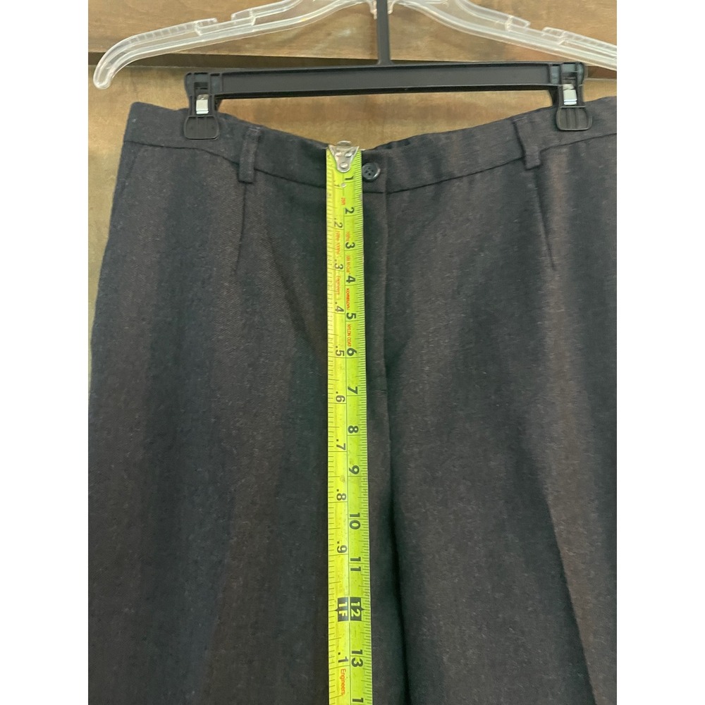 Pendleton Womens High Waisted Straight‎ Leg Dress Pants Charcoal Gray Size 10 - Picture 5 of 9